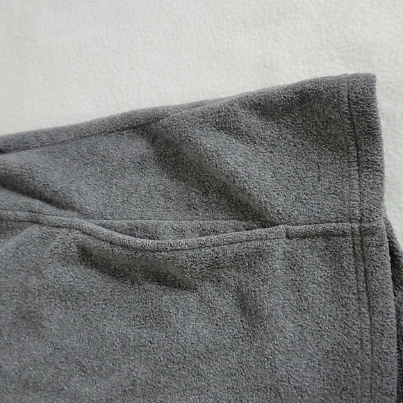 Lands' End Women's Gray Zip Up Fleece Sweater, S - Picture 7 of 9